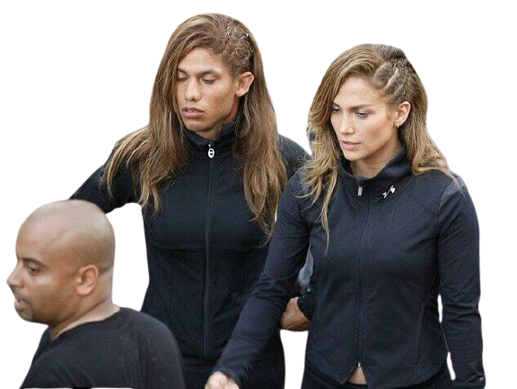 Jennifer Lopez tem um dublê masculino