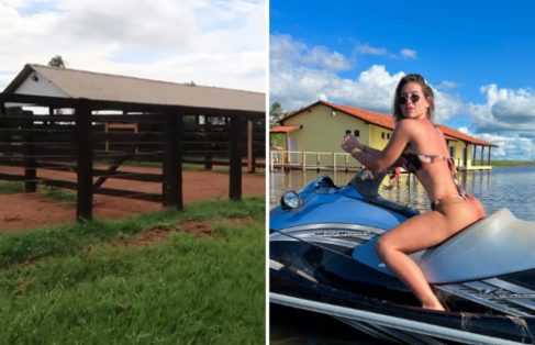 Leandro, é a joia da coroa entre as propriedades do cantor. Situada no município de Jussara, a 220 quilômetros de Goiânia, essa fazenda é avaliada em R$ 60 milhões de reais.